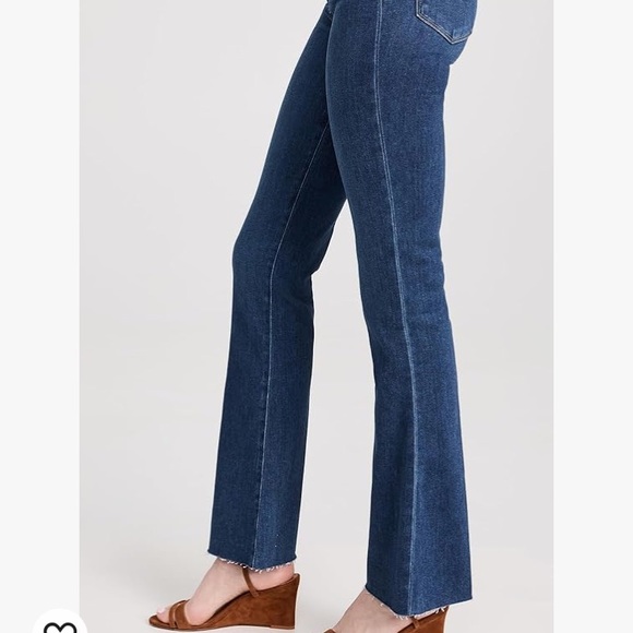 PAIGE Premium Denim Laurel Canyon 
Dark Wash Bootcut Flare Jeans Sz 28, Like New - Picture 11 of 13